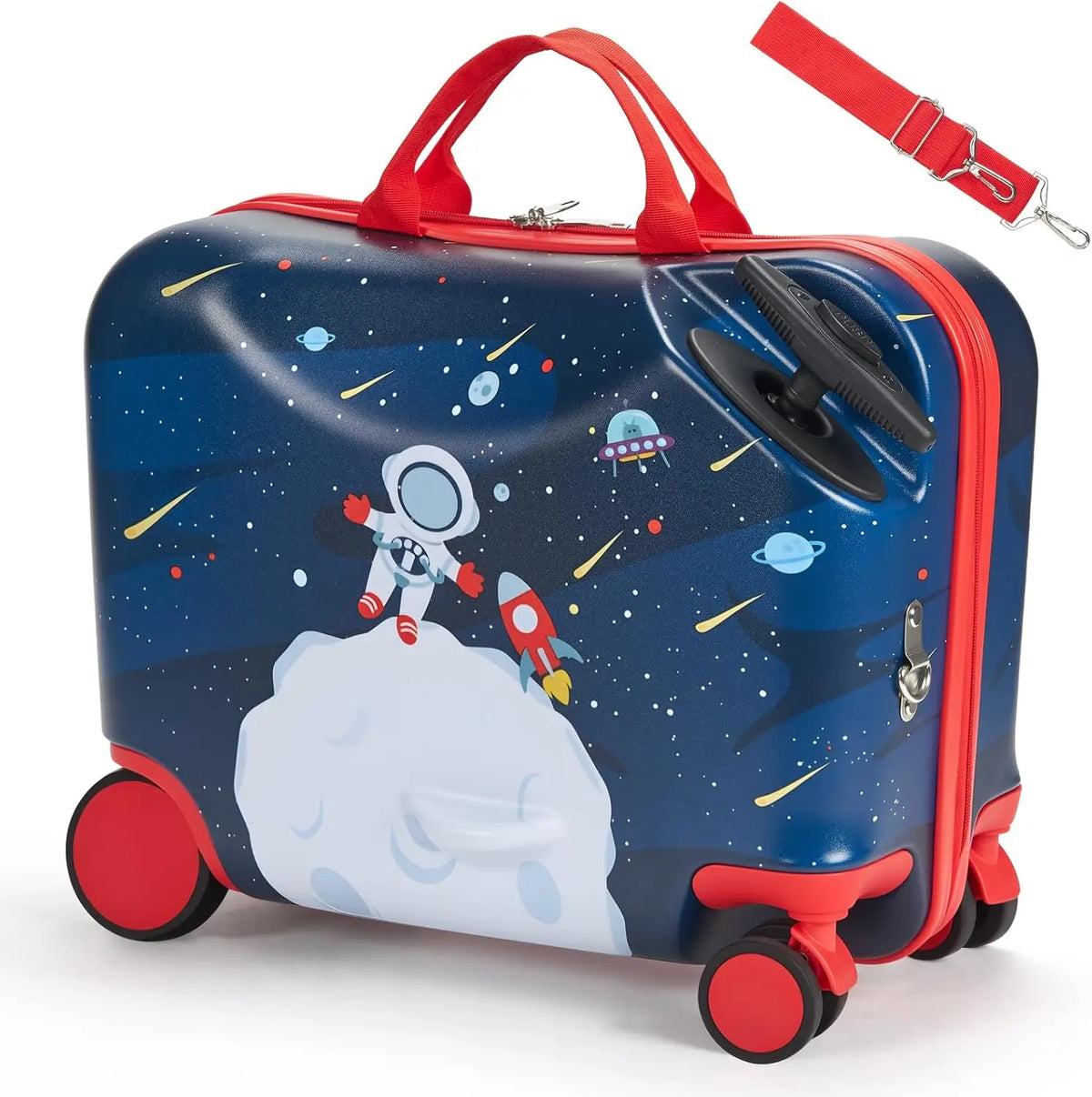 VEVOR Kids Ride On Scooter Suitcase With Flashing Wheels