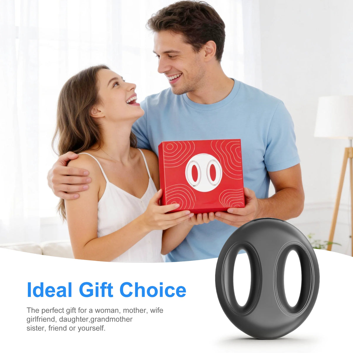 LEERCON Portable Mini Fascia Ring Vibration Muscle Massager