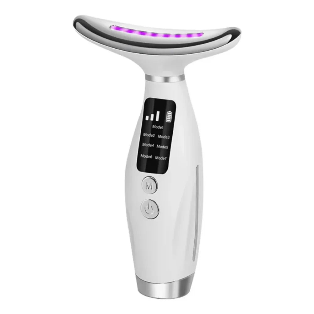 Hailicare Led Photon Facial Massager With Heating Vibration Therapy