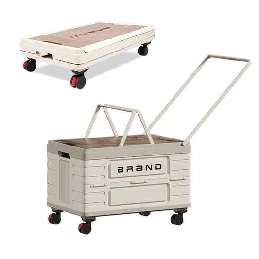 Heavy Duty Rotating Storage Cart With Silent Locking WHeels