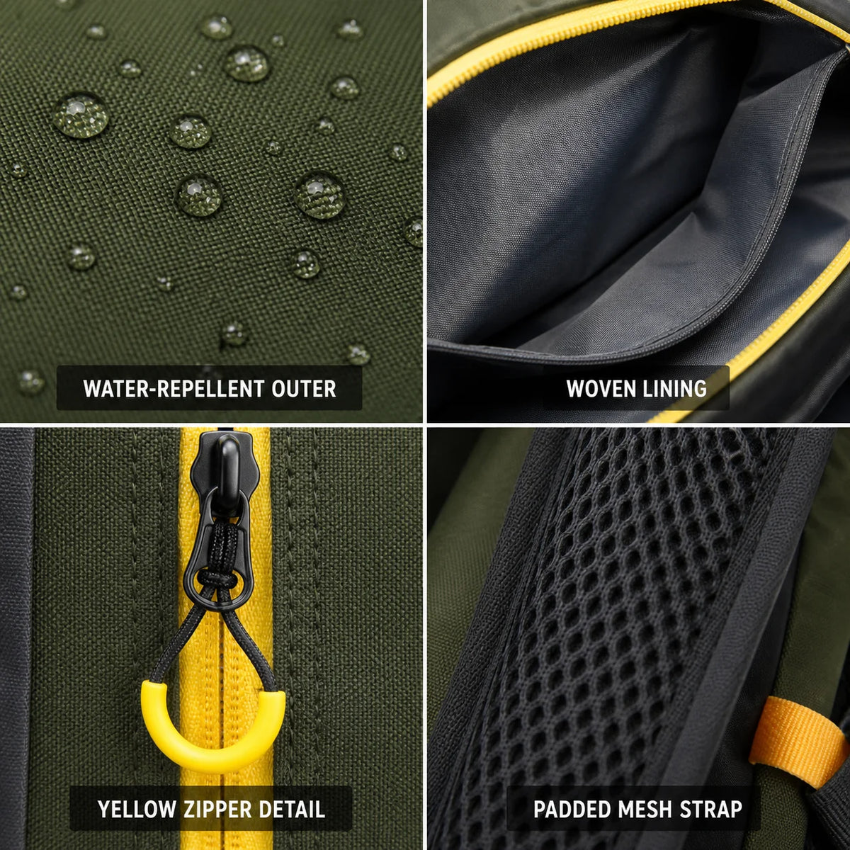 Durable Water Repellent Nylon Outdoor Backpack For Camping And Travel