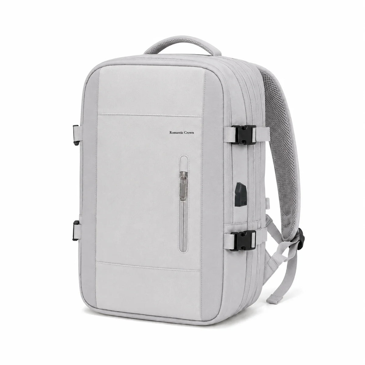 Expandable Travel Laptop Backpack With USB Charging Port And Comfort