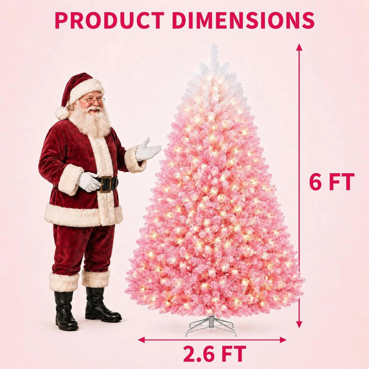 Flocked Artificial Christmas Tree For Festive Holiday Decor