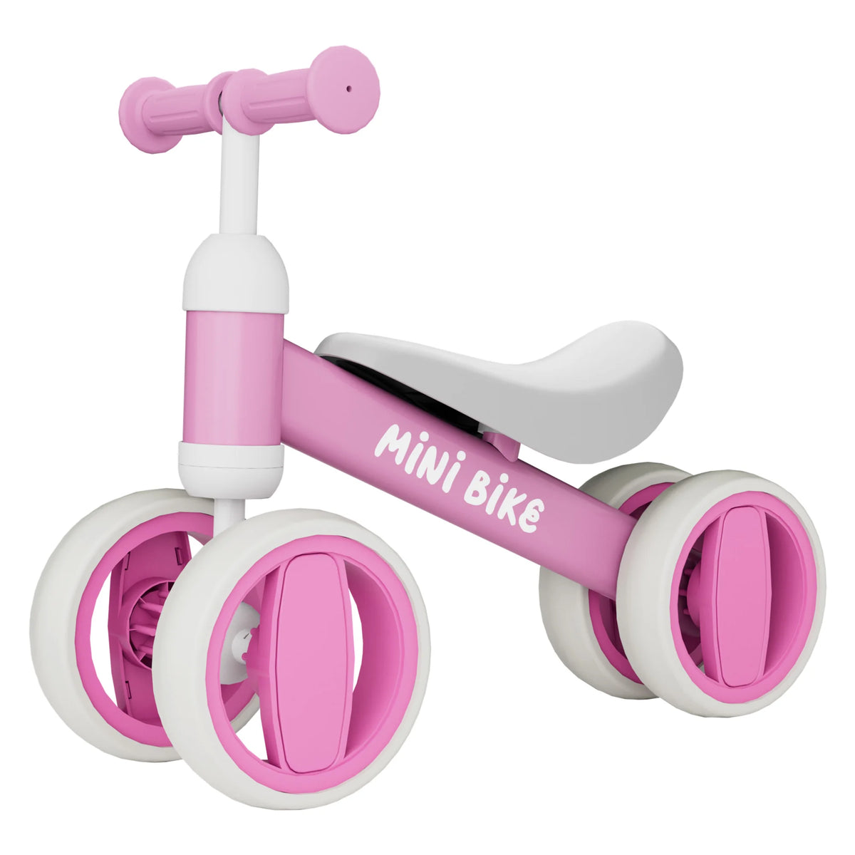 Commugo Toddler Balance Bike Four Wheel Safe Indoor Toy