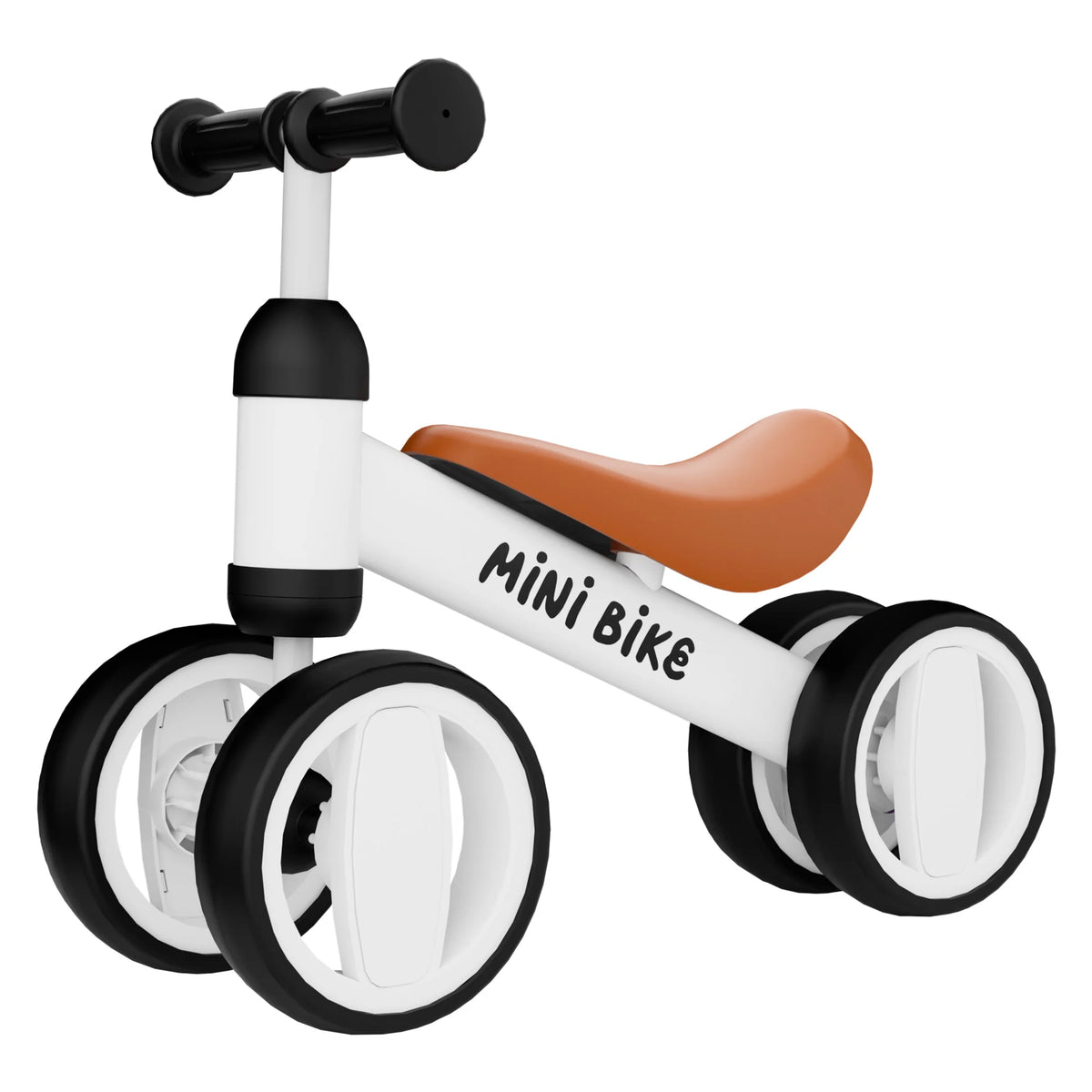 Commugo Toddler Balance Bike Four Wheel Safe Indoor Toy