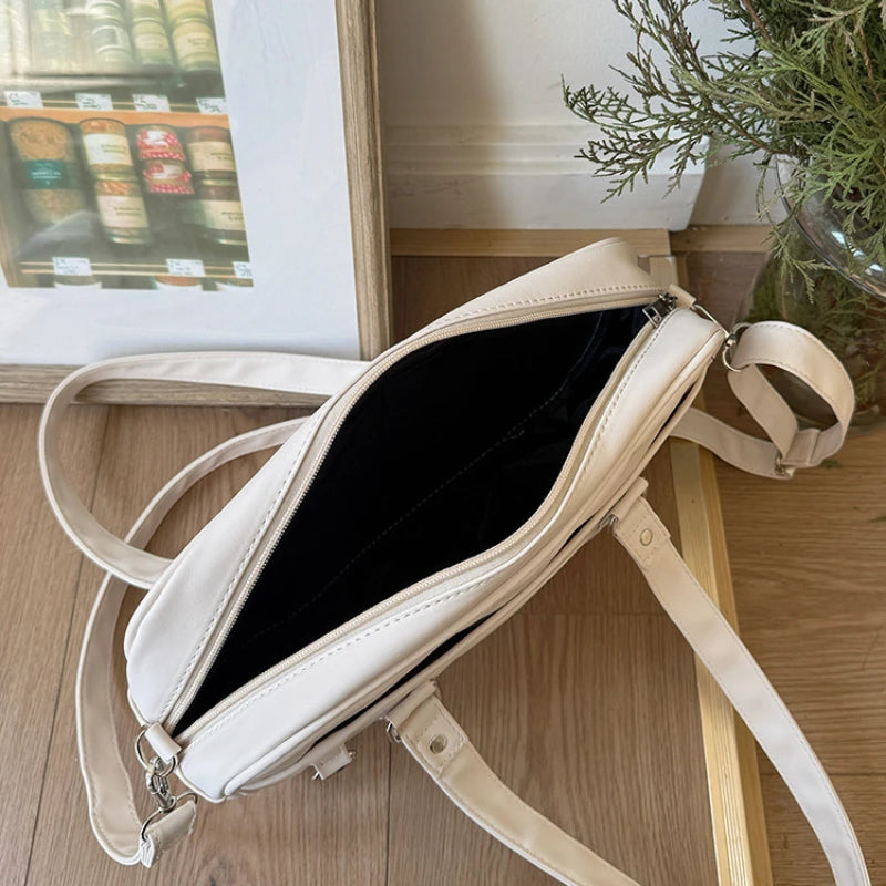 Classic Tpu Shoulder Bag For Female Students And Daily Carry