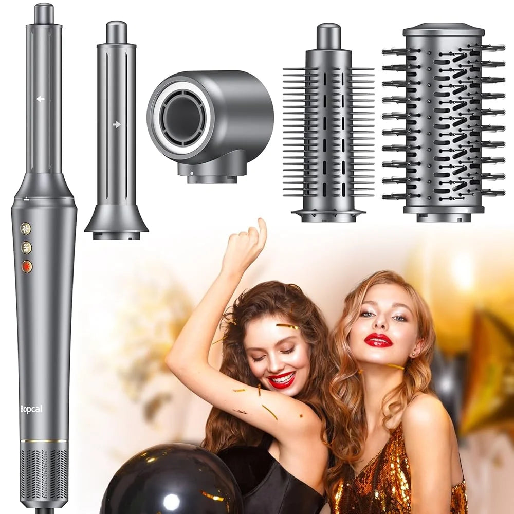 Bopcal Hot Air Comb Hair Dryer Multi Style Electric Tool