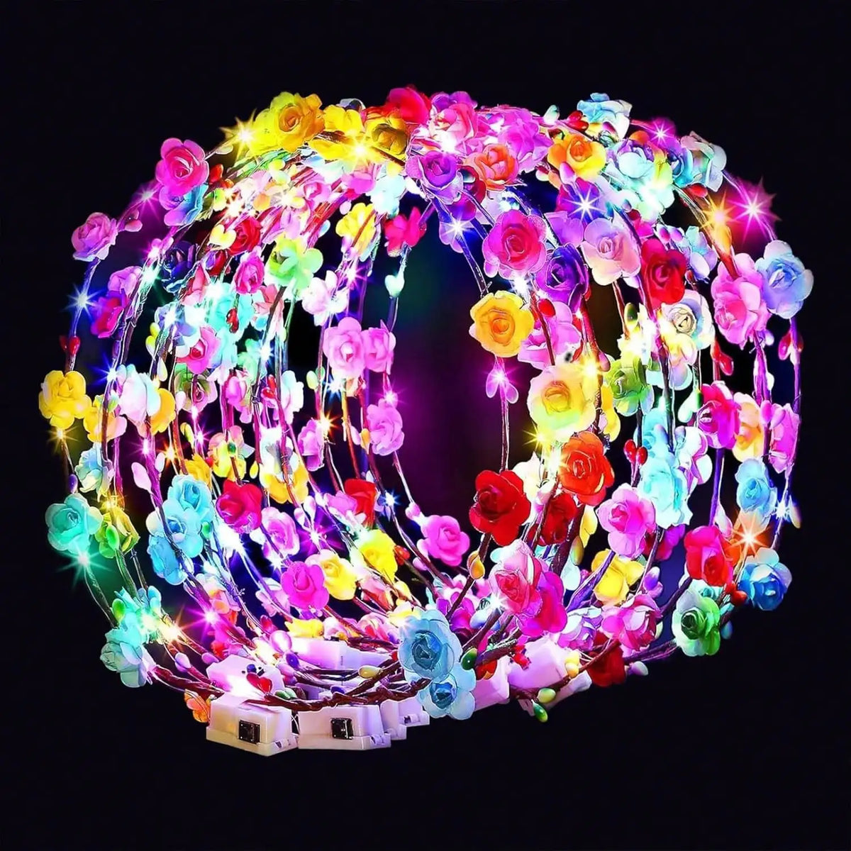 Premium LED Flower Crown Headband For Special Events