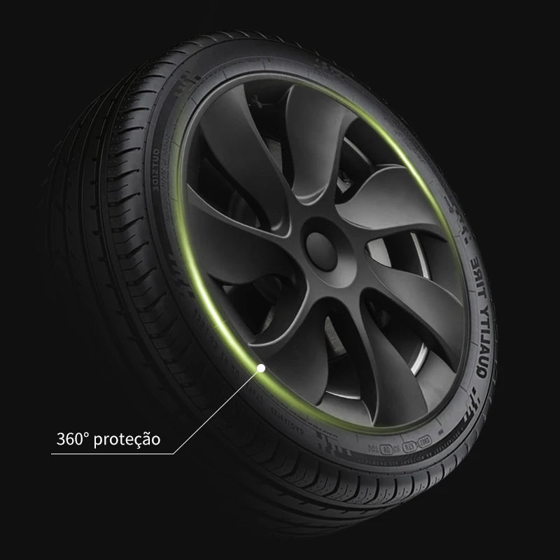 Motenio Wheel Covers For Tesla Model Y Cyclone Style Kit