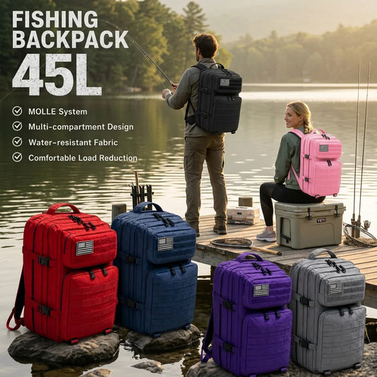ReFire Gear Tactical Fishing Tackle Backpack Outdoor Storage Bag