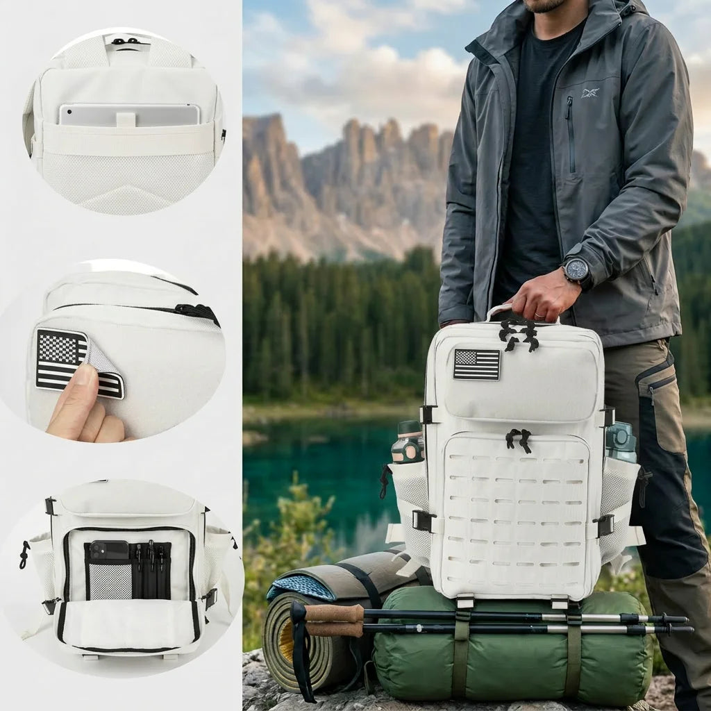 ReFire Gear Tactical Backpack Featuring Molle Webbing And Cup Holders