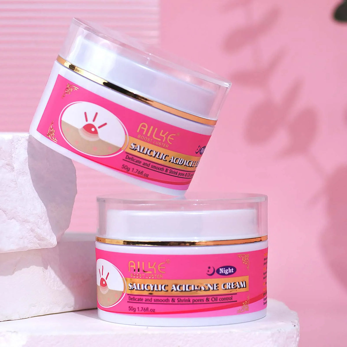 Ailke Natural Skin Brightening Cream Set With Moisturizer