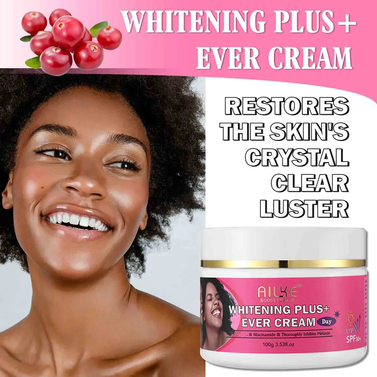 Ailke Natural Skin Brightening Cream Set With Moisturizer