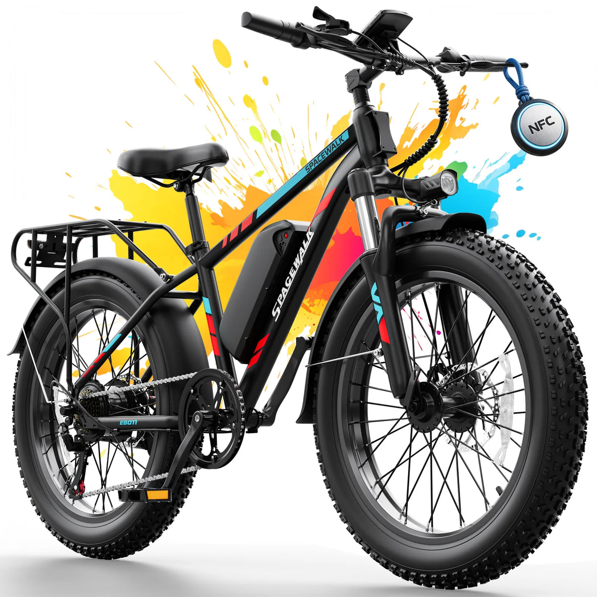 Eilleo Spacewalk 1500W Electric Bike With Removable Battery Suspension