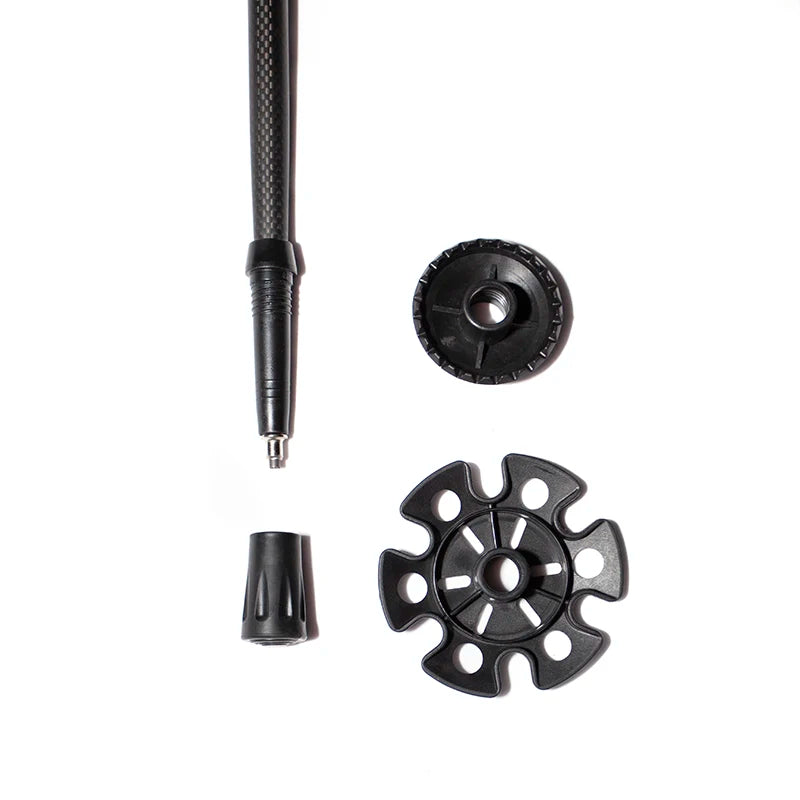 Okhealing Carbon Fiber Telescopic Trekking Poles For Hiking