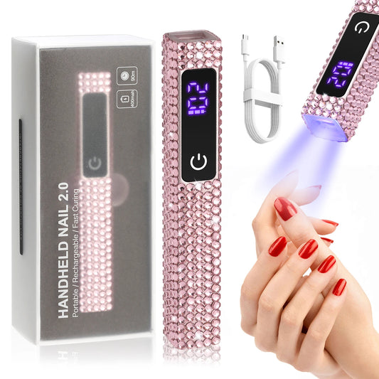 SAYSALLY Handheld Mini Rechargeable UV LED Nail Lamp Dryer