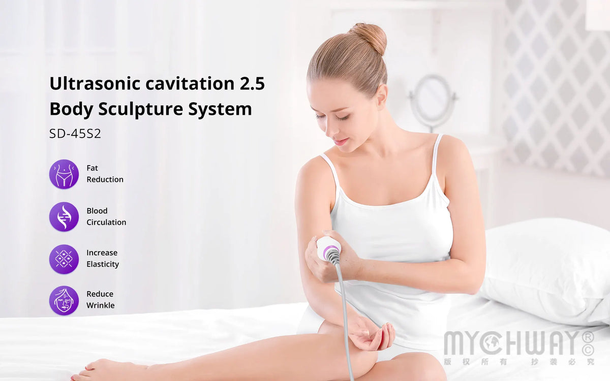 S Shape Machine 30K Ultrasound 2.5 RF EL Face Lift Body Shape Machine