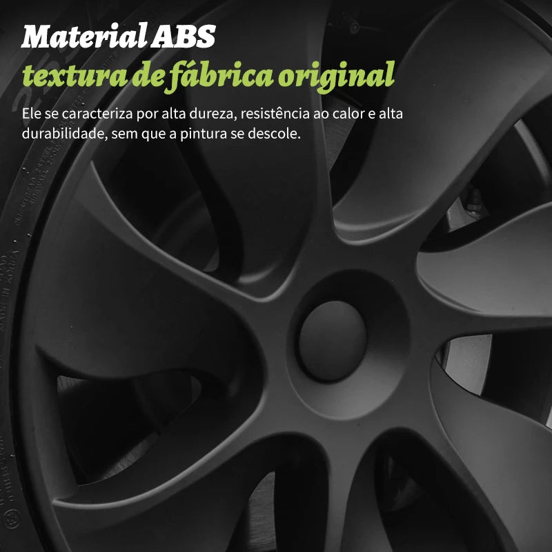 Motenio Wheel Covers For Tesla Model Y Cyclone Style Kit