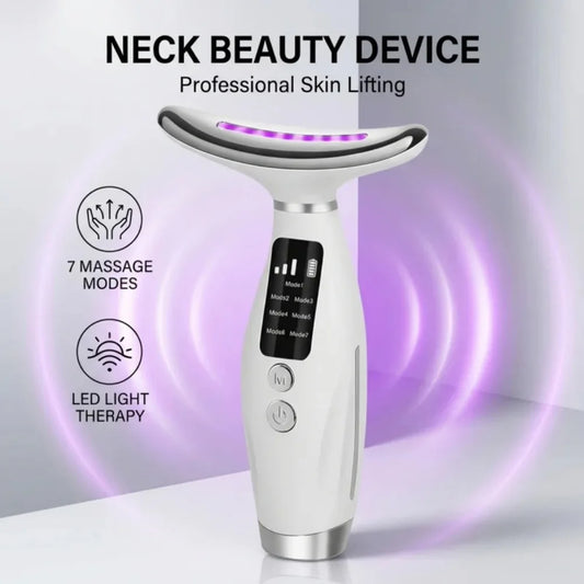 Hailicare Led Photon Facial Massager With Heating Vibration Therapy