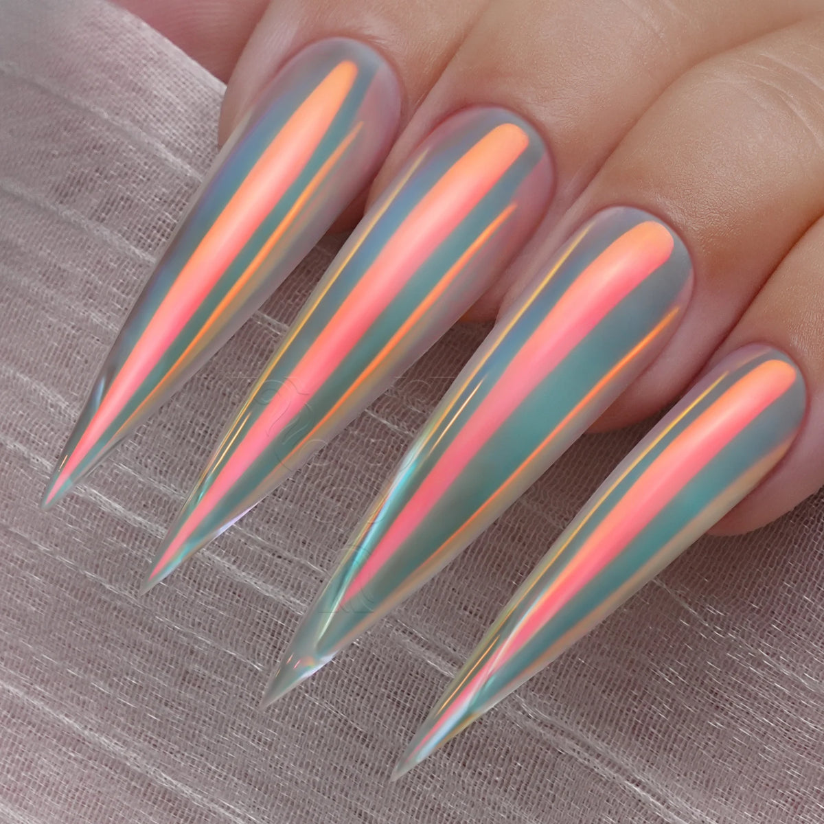 Yokefellow Aurora Chrome Nail Powder For Professional Nail Art