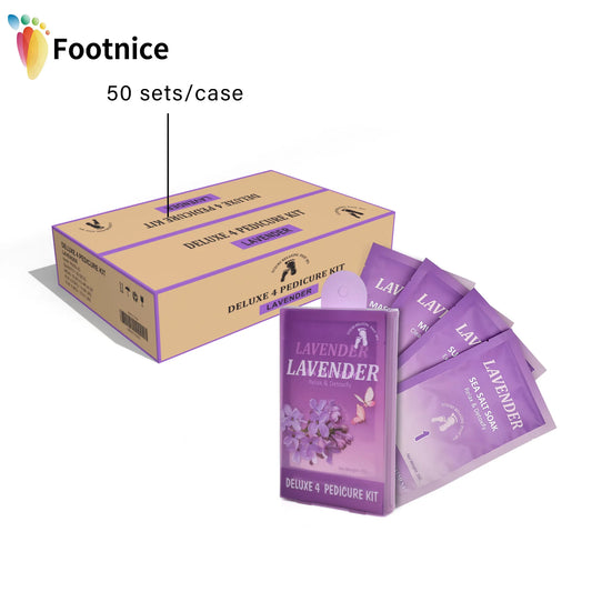 Deluxe Four Step Spa Pedicure Kit For Professional Foot Care