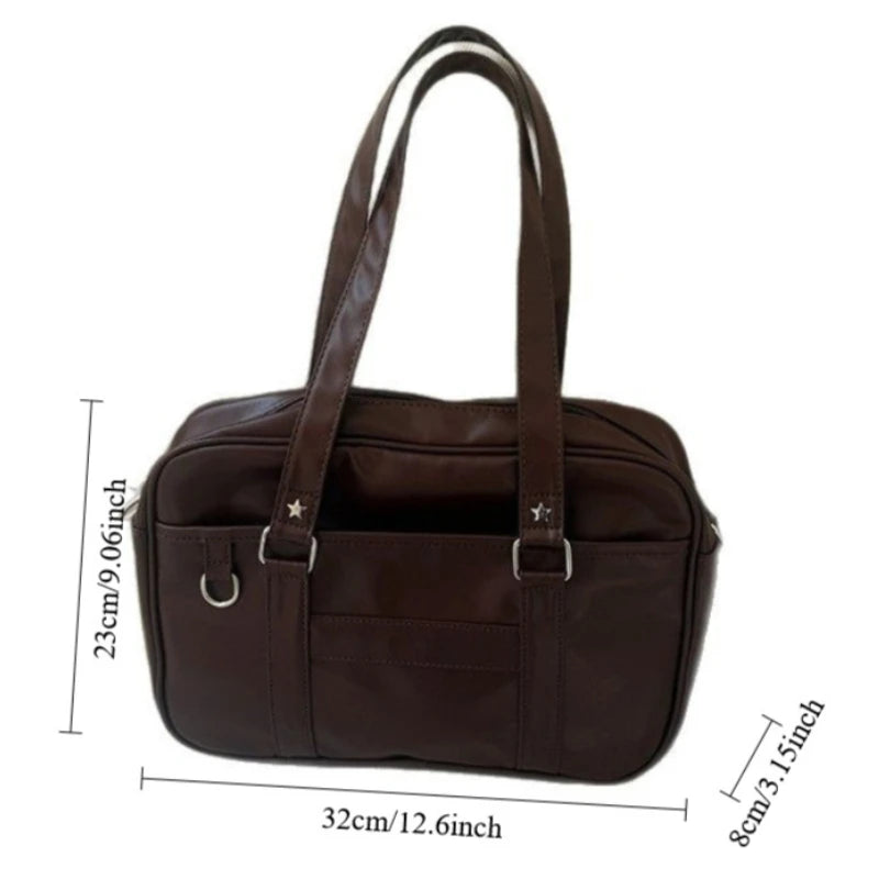 Classic Tpu Shoulder Bag For Female Students And Daily Carry