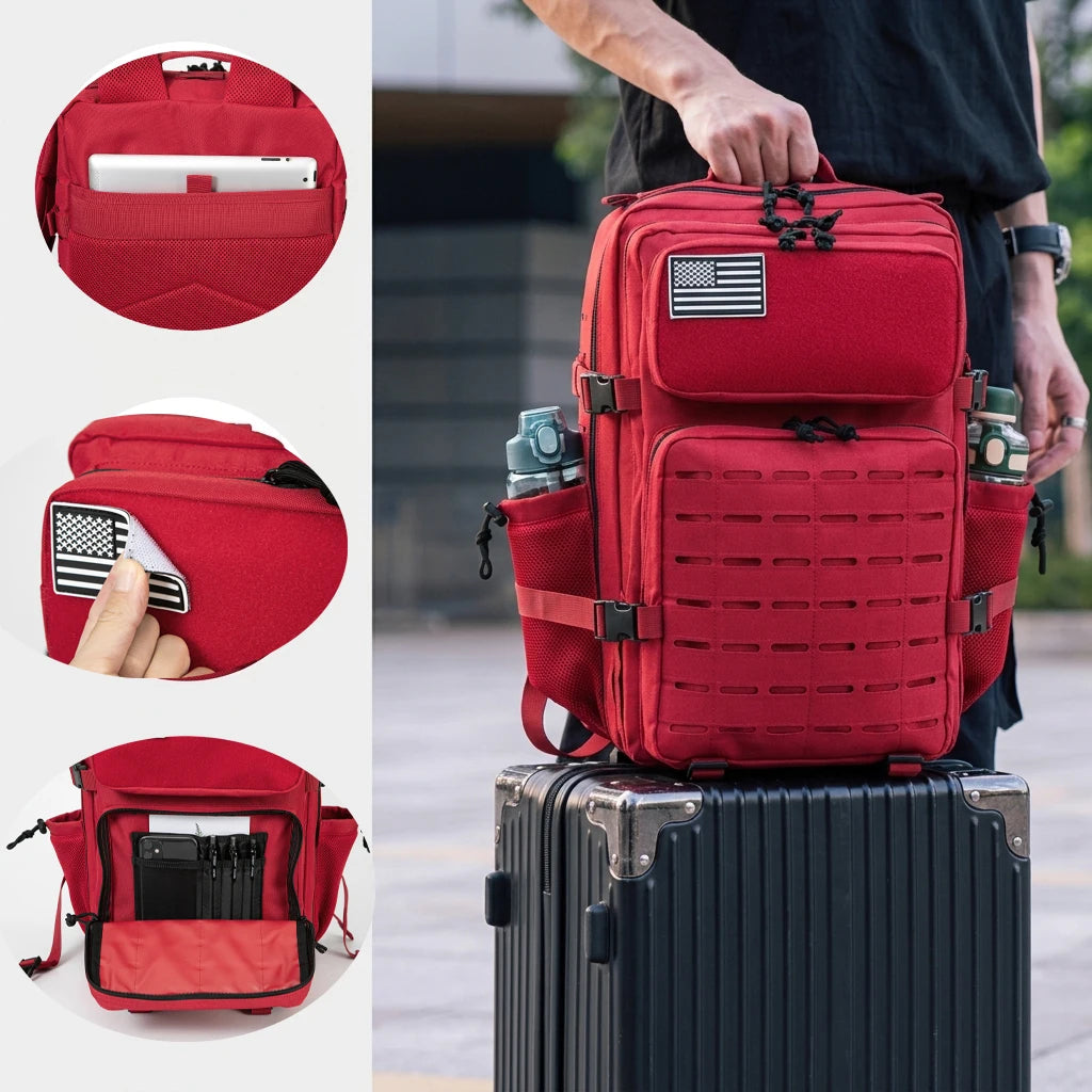 ReFire Gear Tactical Backpack Featuring Molle Webbing And Cup Holders