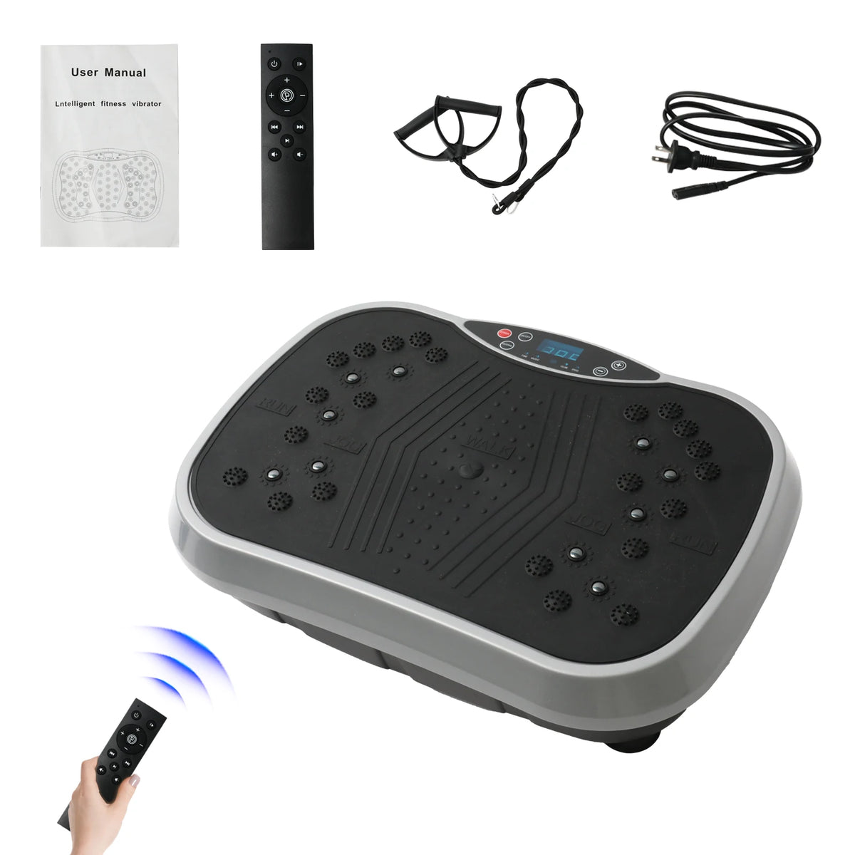 Portable Standing Vibration Plate Whole Body Exercise Fitness Machine