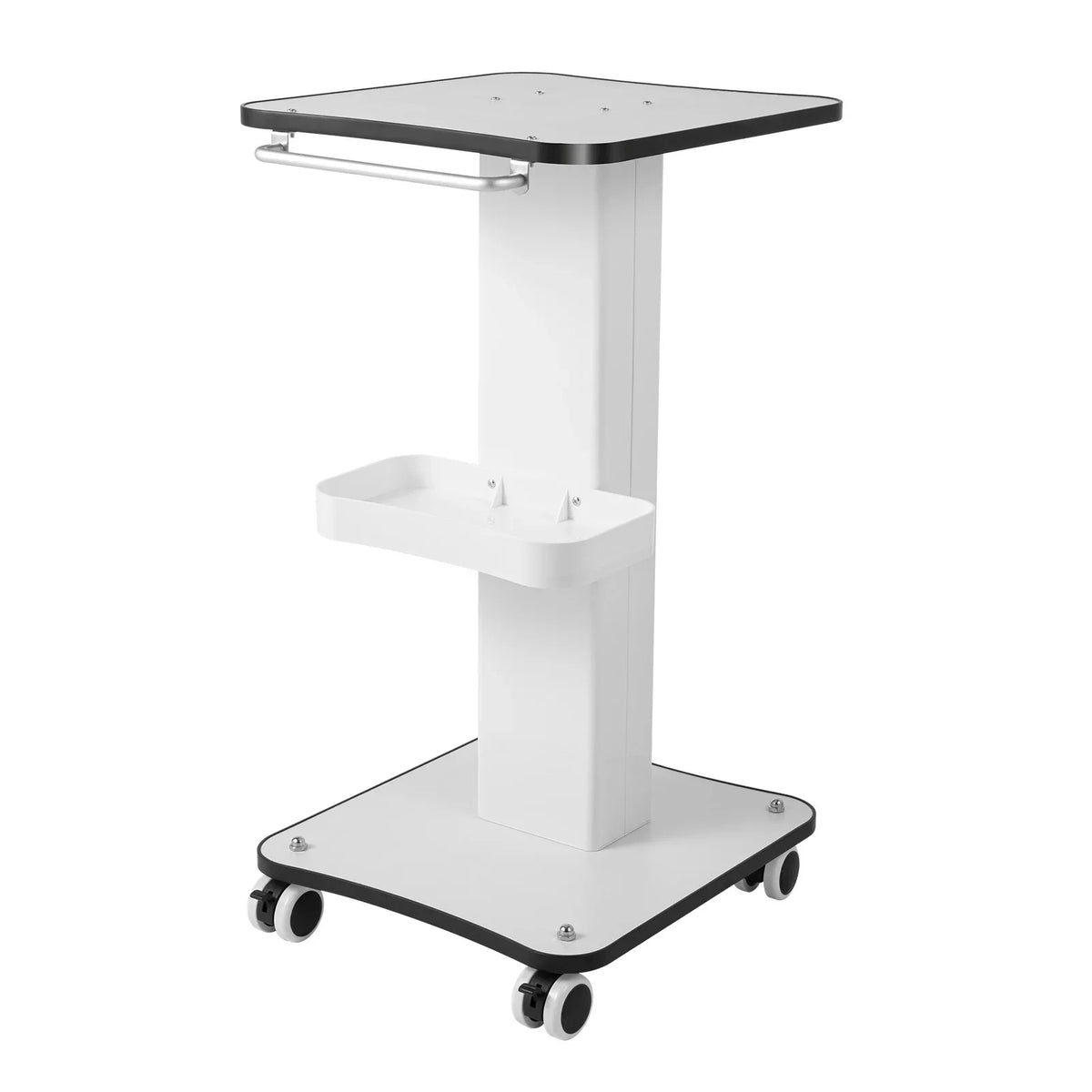 Rolling Beauty And Barber Trolley With Storage And Brake Wheels