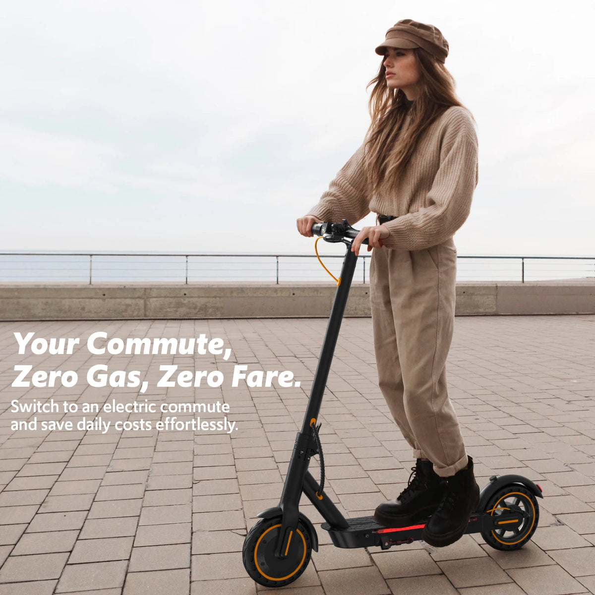 Osboo Adult Electric Scooter Featuring 550W Motor For Daily Commutes