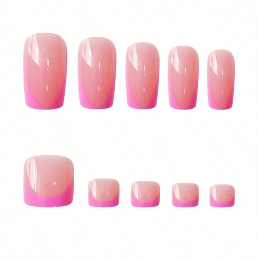 Professional Removable Press On Nails Reusable Manicure Combo Set