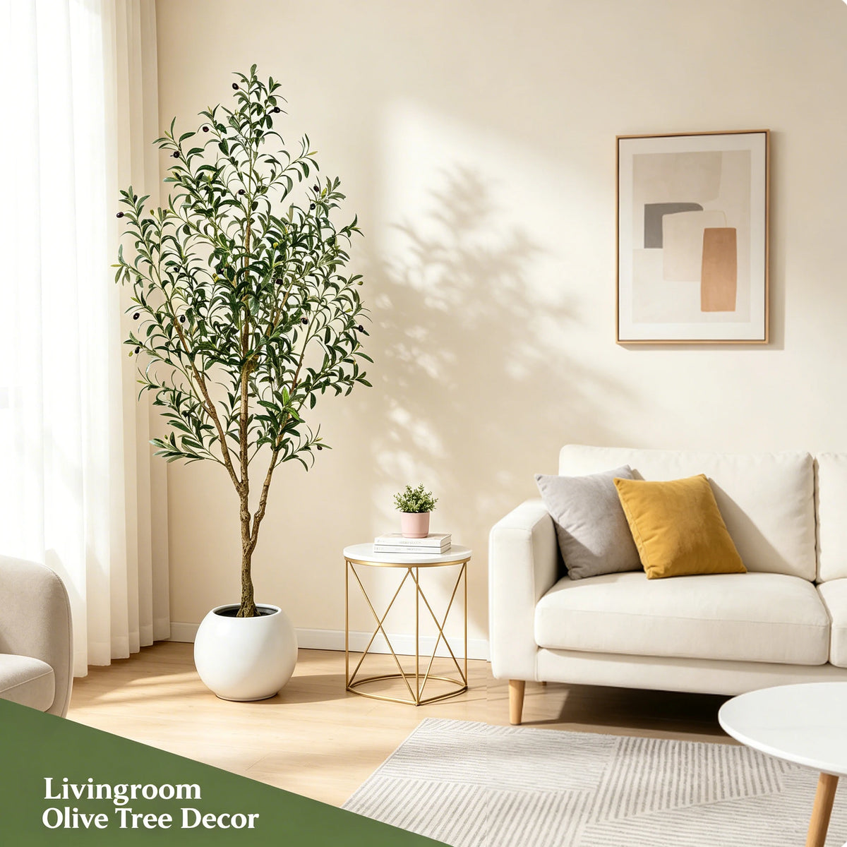 Olitree Artificial Olive Tree With Pot For Home Decor