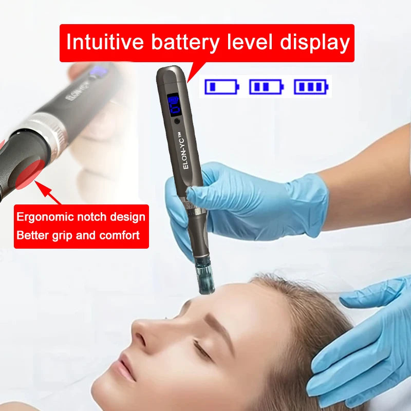 Dr DermaPen M8 Wireless Dermapen Microneedling Machine Easy To Use At Home Contains 15pcs Nano Needles Length 0.25mm
