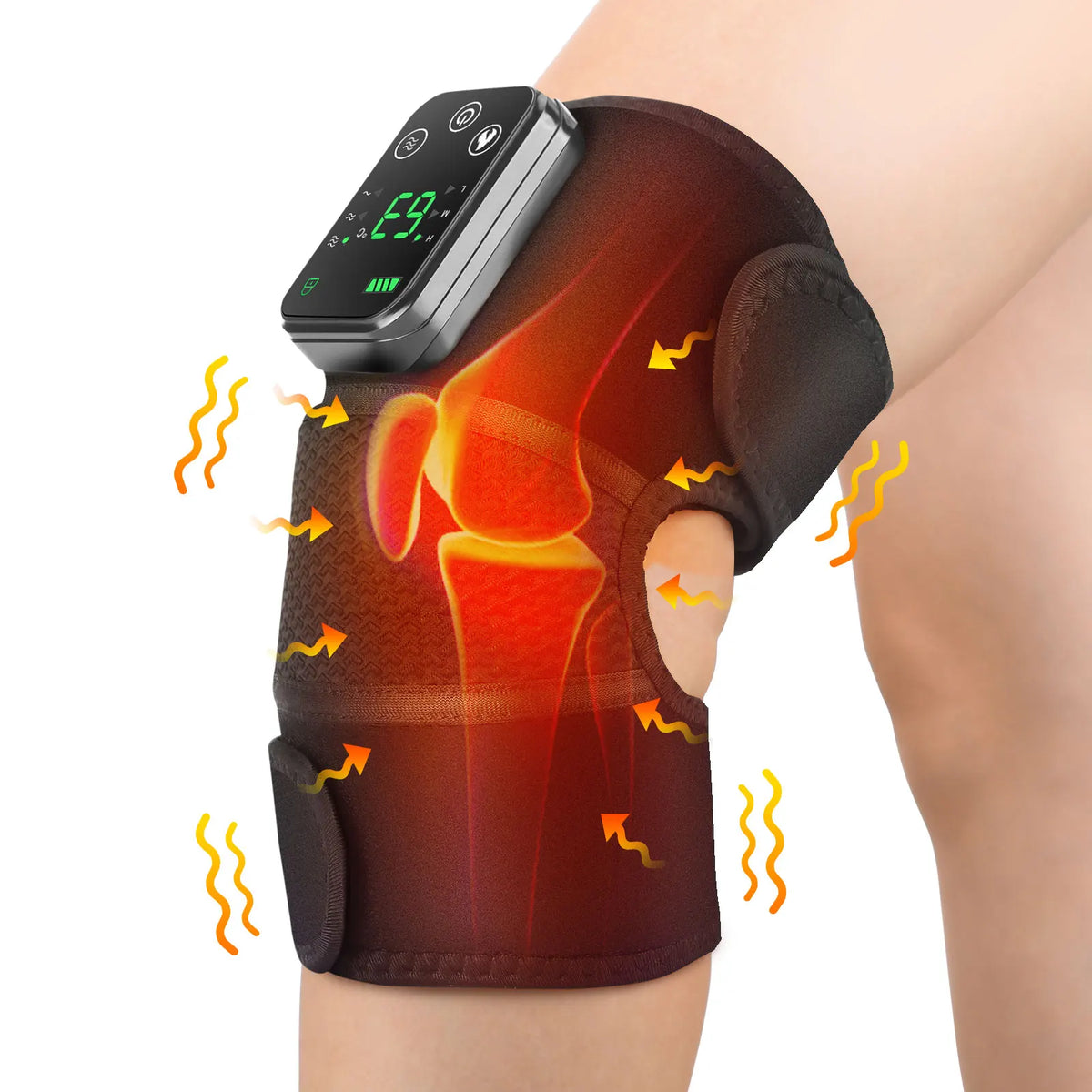 Hailicare Cordless Knee Massager With Heat And Vibration Relief