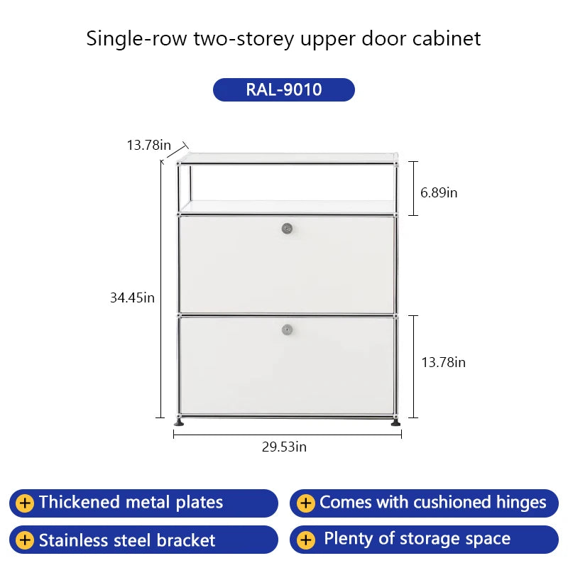 Bigcityfur Modern Metal TV Stand With Corner Storage And Display Shelf