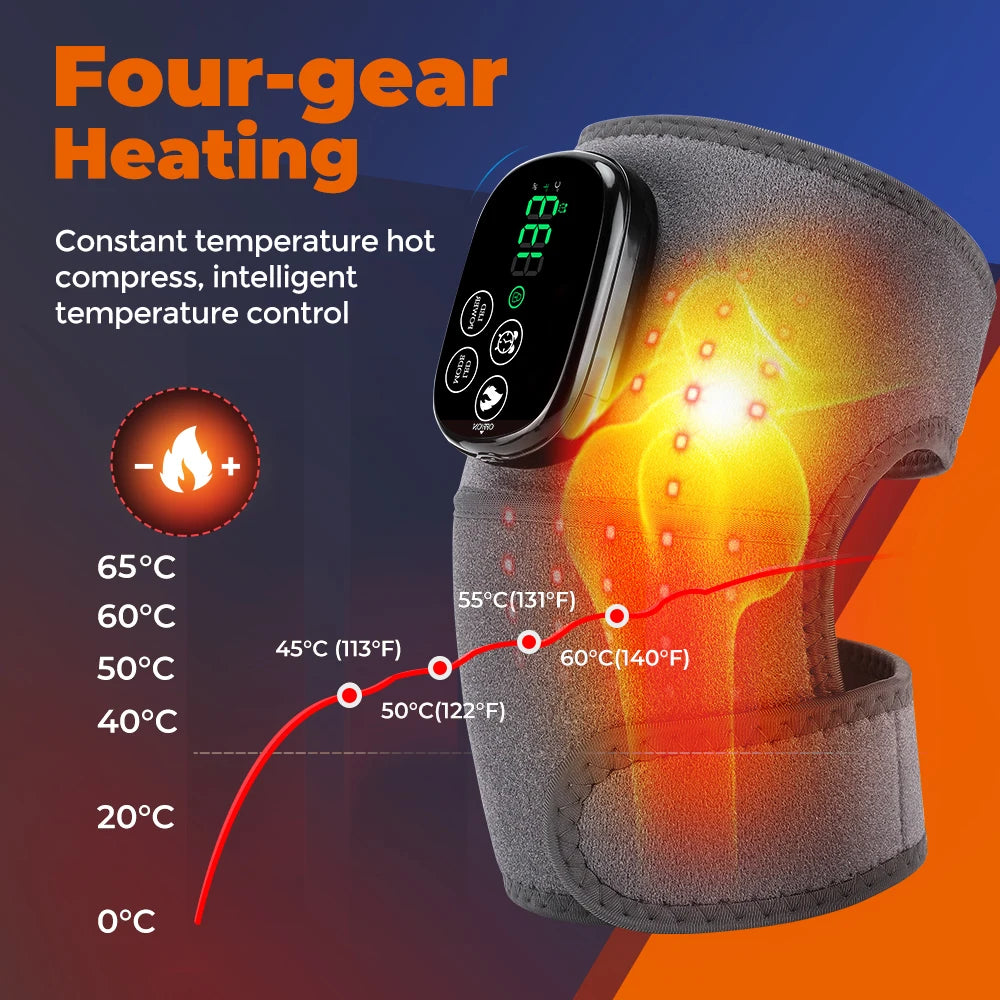 Hailicare Rechargeable Red Light Heating Knee Brace