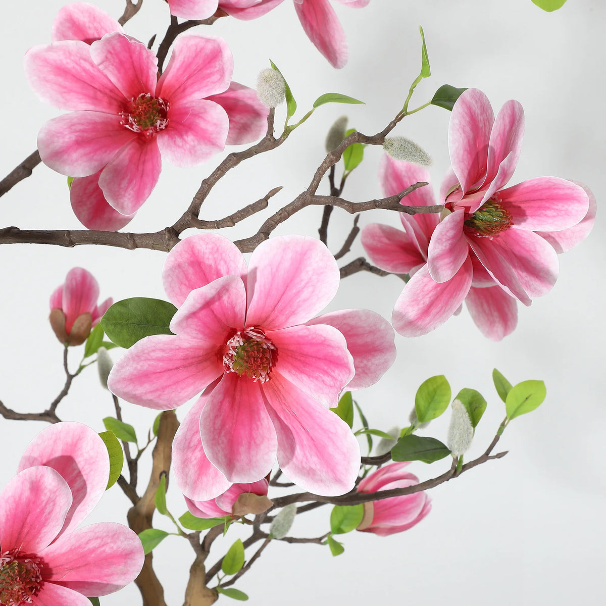 HiMISS Artificial Silk Magnolia Tree For Indoor Home Decor