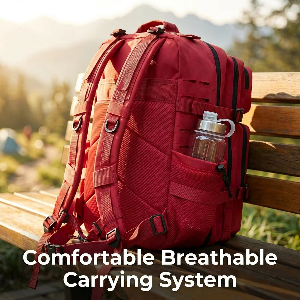 ReFire Gear Tactical Backpack Featuring Molle Webbing And Cup Holders