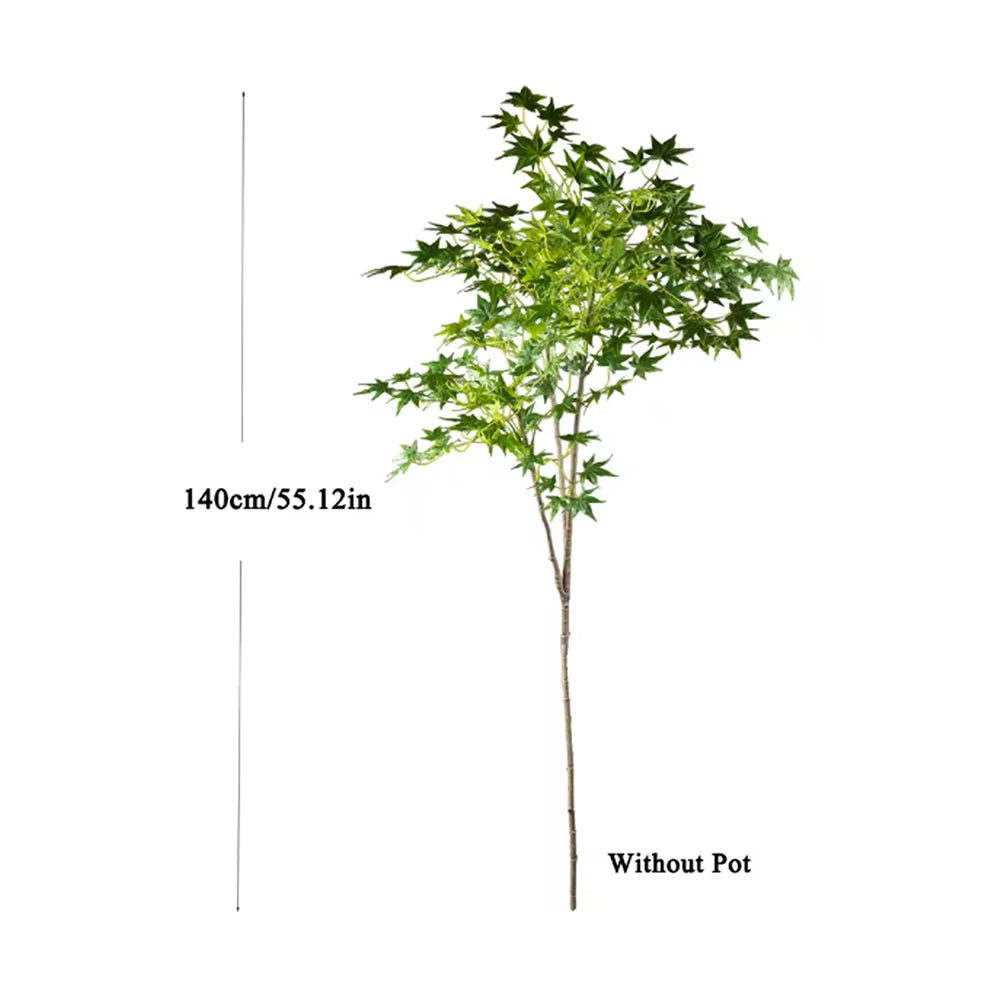 Kmitang Artificial Maple Tree Faux Plastic Home Garden Decor