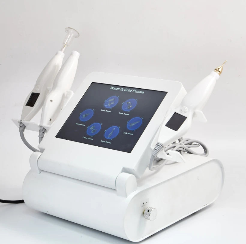 6-in-1 Cold and Warm Eyelid Lifting Fibroblast Ozone Jet Plasma Pen Machine Facial Care Repair Skin Surface, Fade Skin Spots
