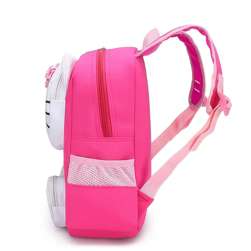 Mesuca 3D Cartoon Cat Kids Backpack Lightweight School Daypack