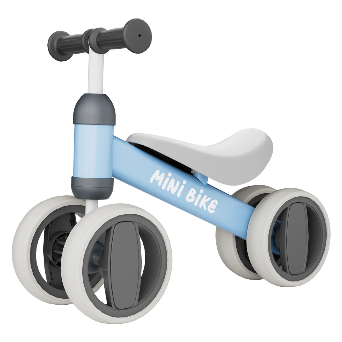 Commugo Toddler Balance Bike Four Wheel Safe Indoor Toy