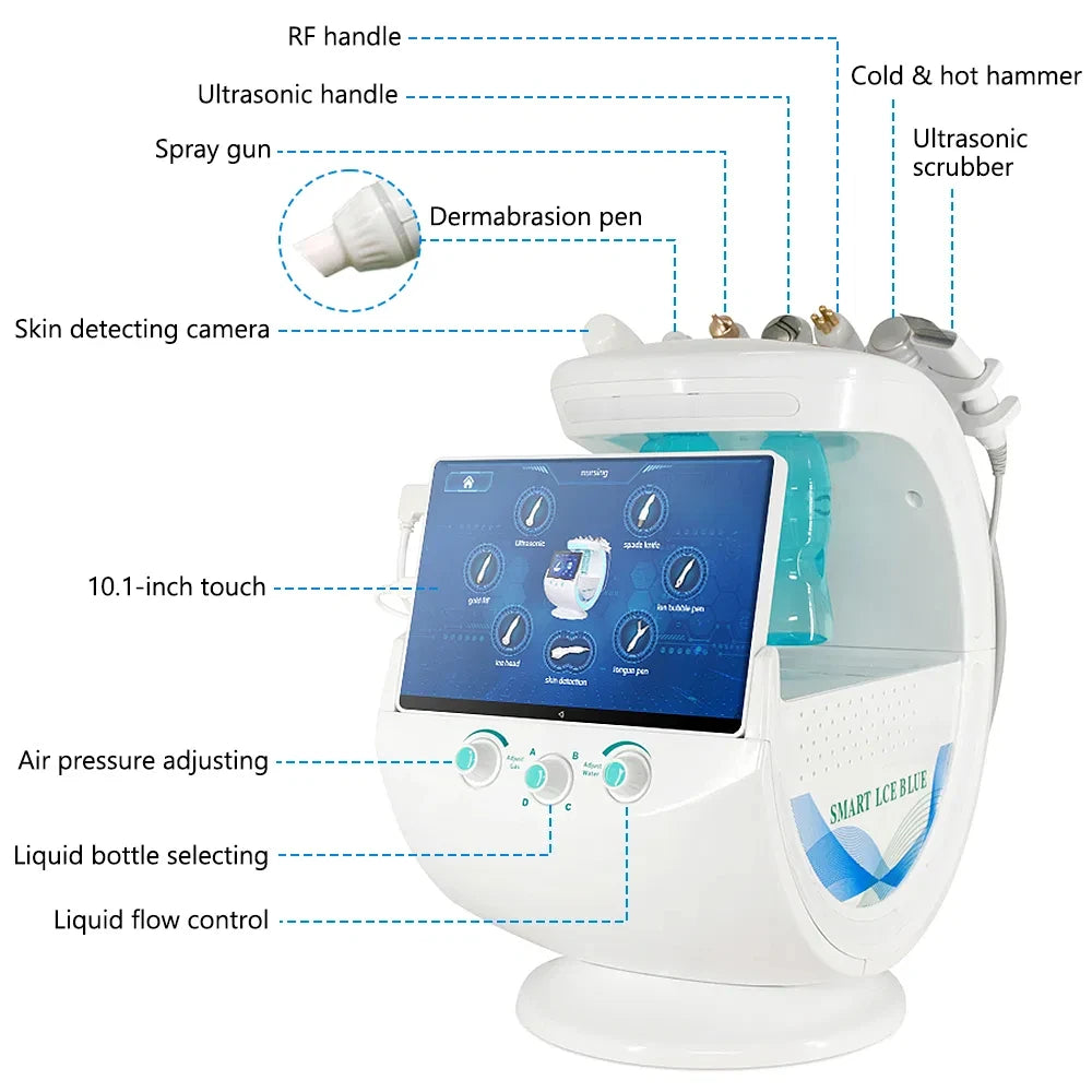 GIOIO 7 In 1 Hydra Dermabrasion Facial Skin Management Machine