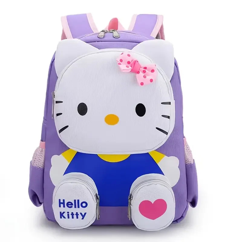 Mesuca 3D Cartoon Cat Kids Backpack Lightweight School Daypack