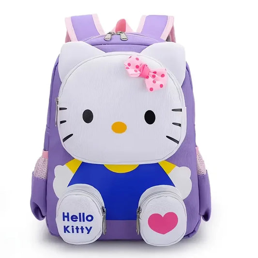 Mesuca 3D Cartoon Cat Kids Backpack Lightweight School Daypack