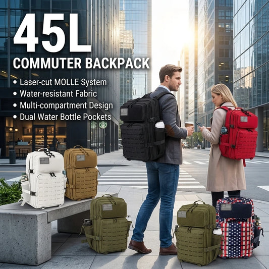 ReFire Gear Tactical Backpack Featuring Molle Webbing And Cup Holders