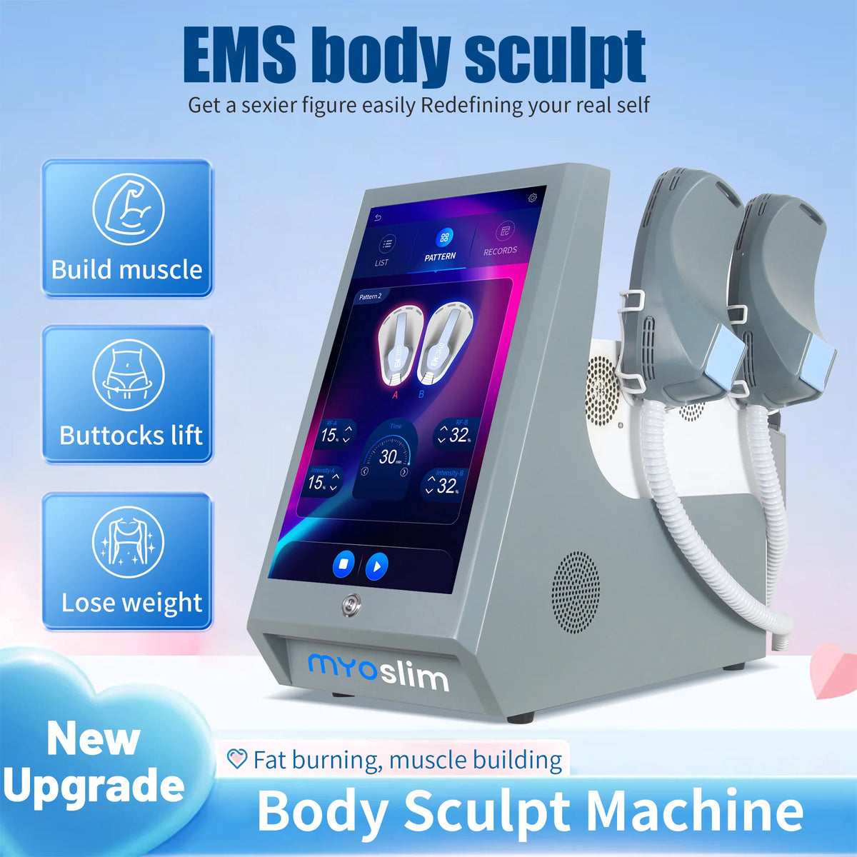 Myoslim Ems Body Sculpt Machine For Muscle Building Care