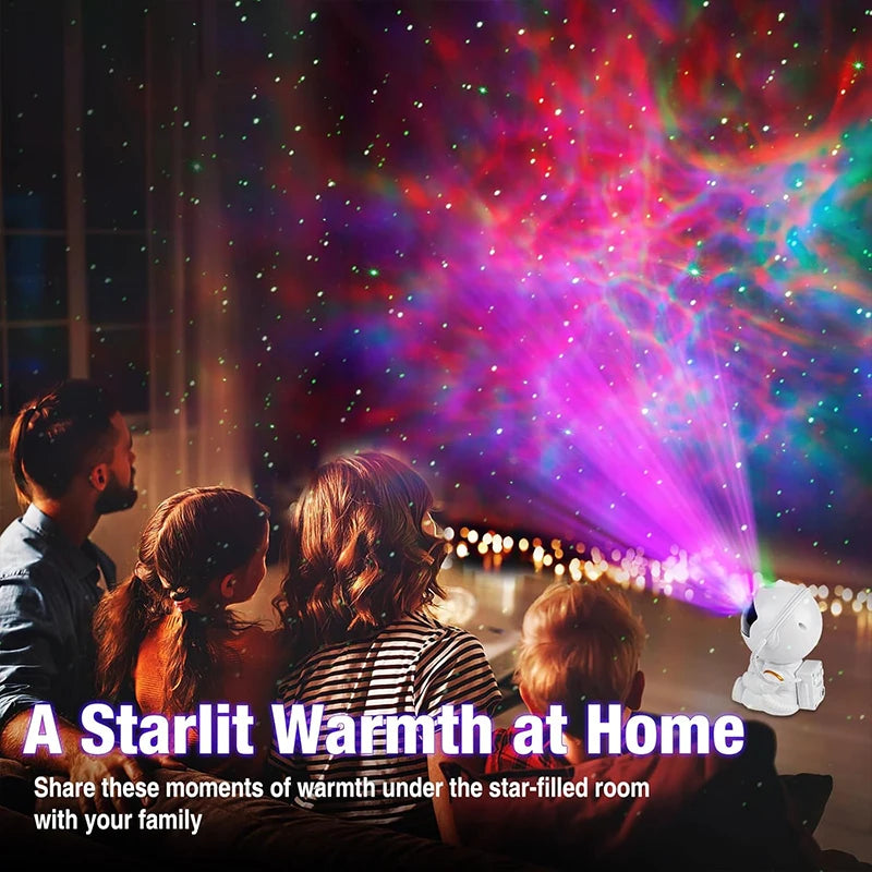 LED Barz Galaxy Projector With Remote Control For Room Ambiance