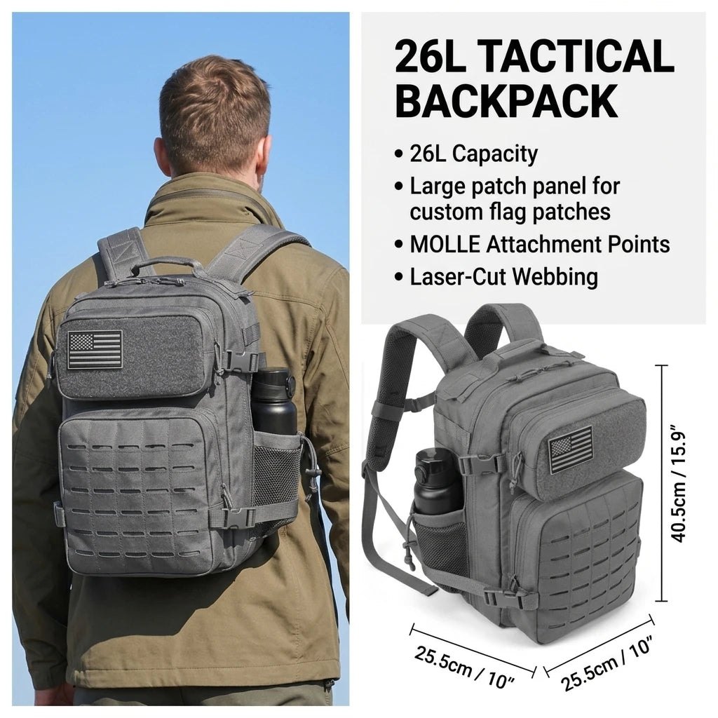 ReFire Gear Tactical Backpack For Hiking Camping And Daily Travel