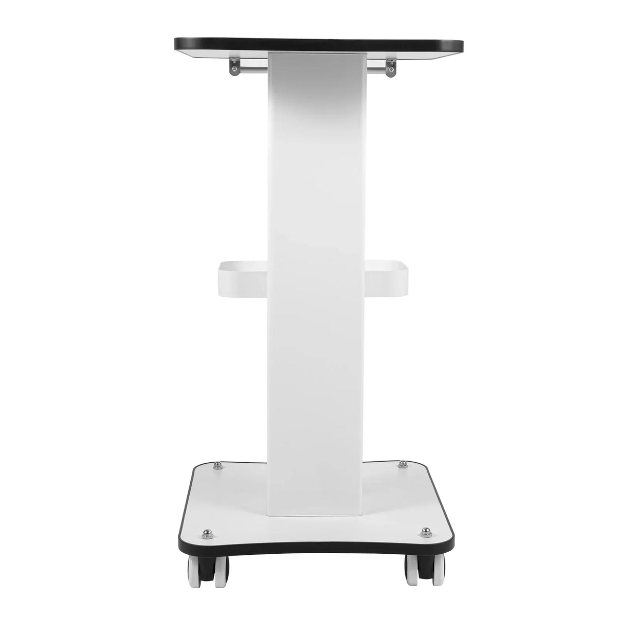 Portable Beauty & Barber Trolley with Storage Compartment and Brake Wheels, Rolling Cart for Hairdressing Salon and Spa